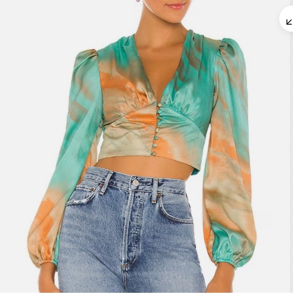 Revolve Superdown Blouse Top (Small)